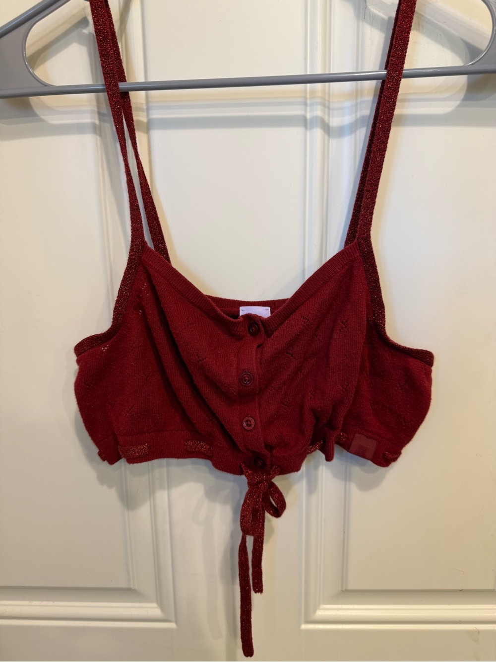 Savage x Fenty Pointelle Knit Bralette Crop Top - Picture 3 of 9
